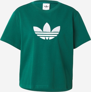 ADIDAS ORIGINALS Särk, värv roheline: eest vaates