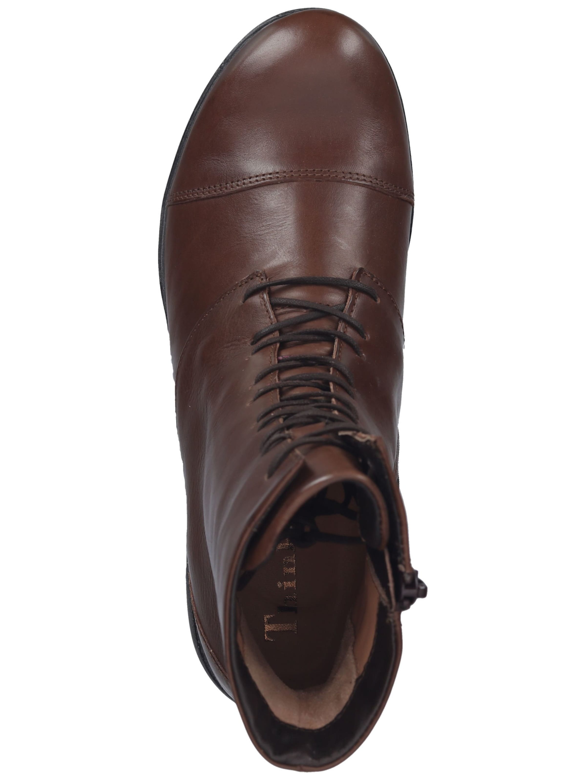 Bottines à lacets THINK! en marron