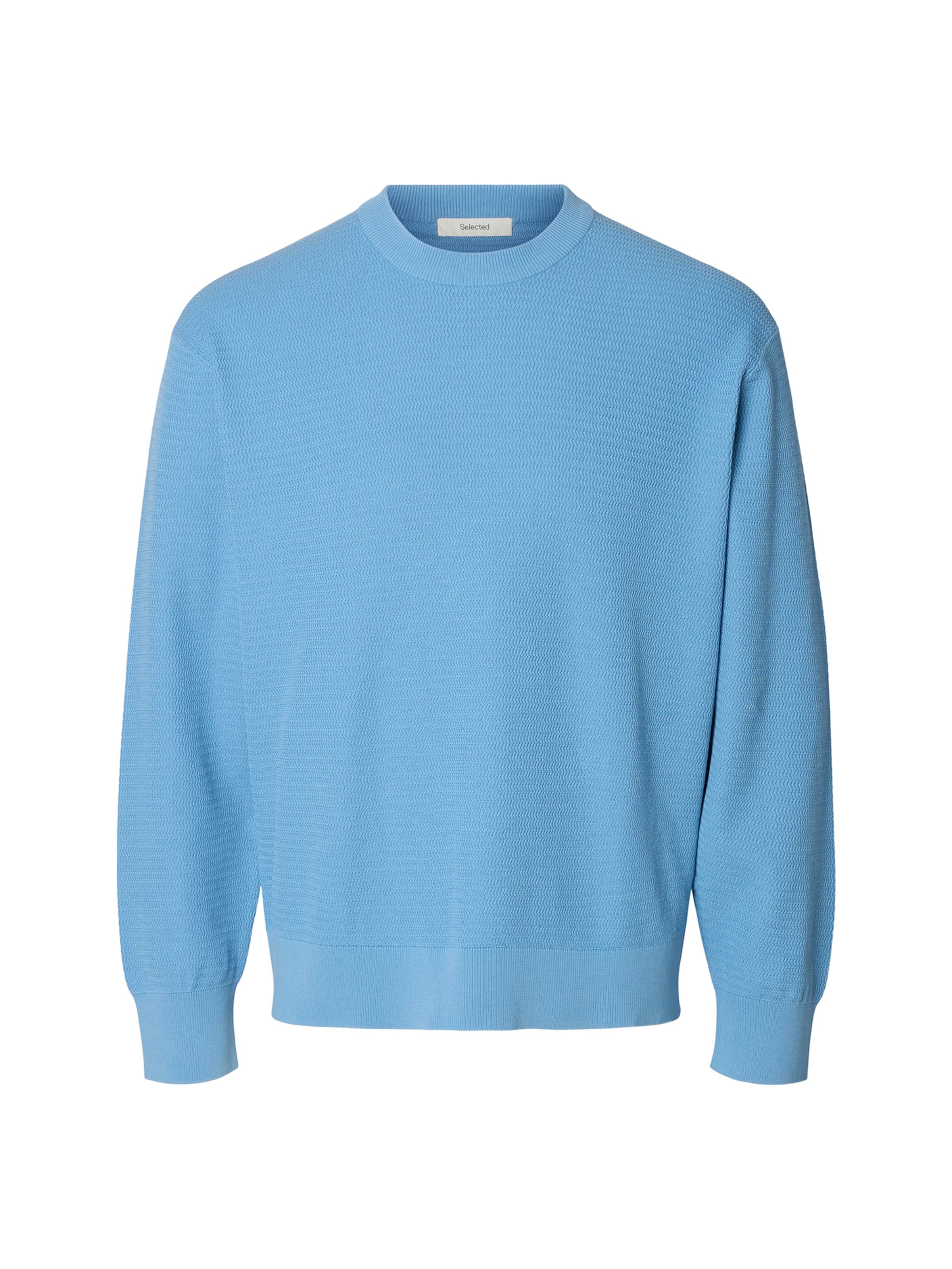 SELECTED Trui 'SLMTORN' in Blauw: voorkant