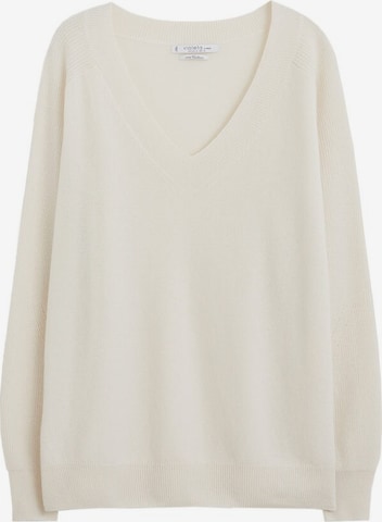 VIOLETA by Mango Pullover in Beige: predná strana