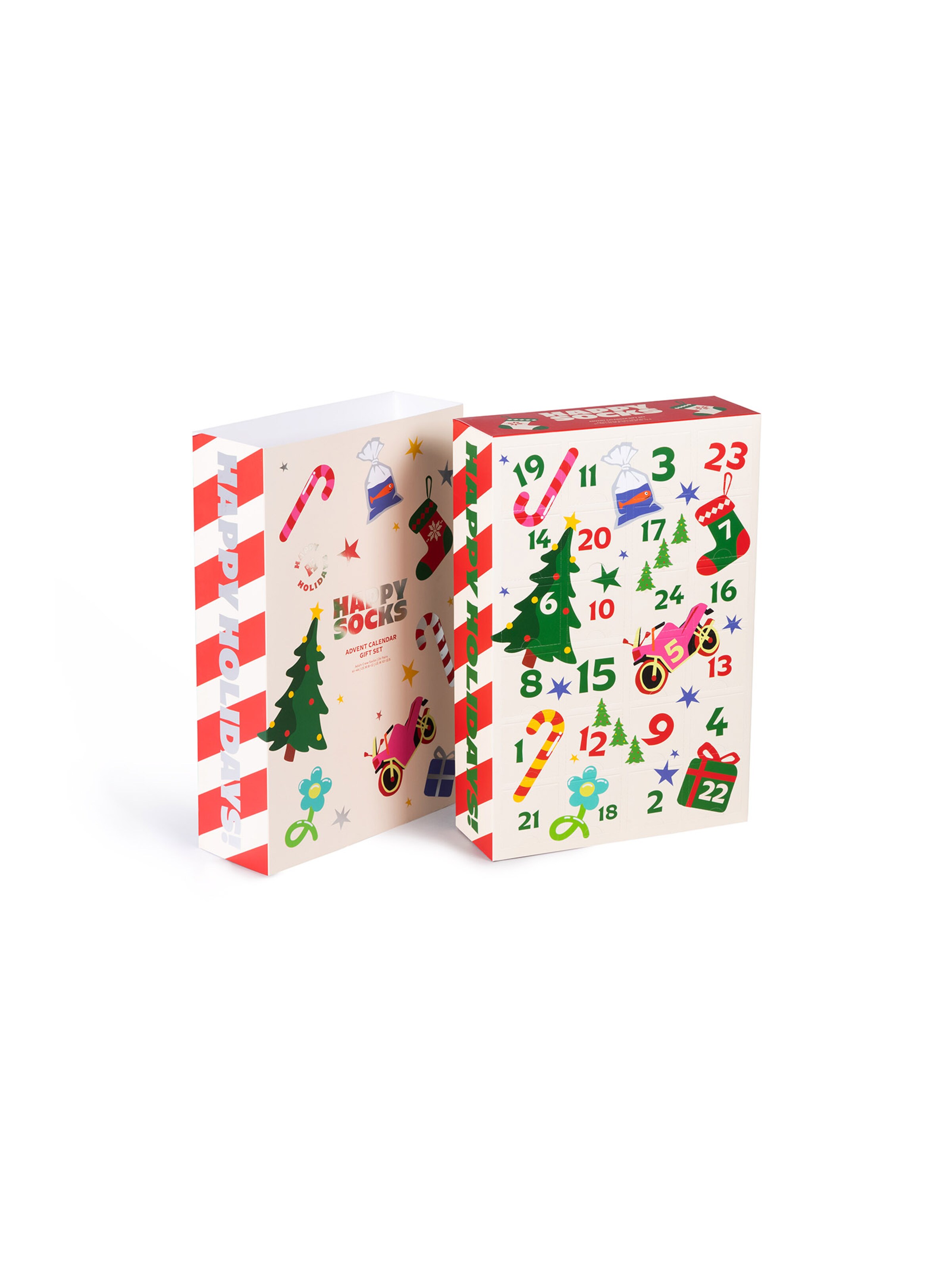 Happy Socks Sokker 'Adventskalender' i blandingsfarvet