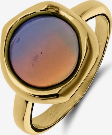Lucardi Ring in Gold: Vorderseite