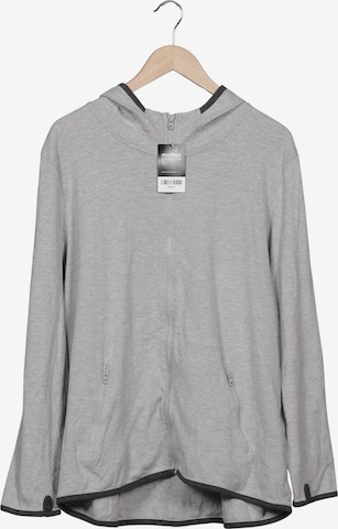 SHEEGO Kapuzenpullover 4XL in Grau: Vorderseite
