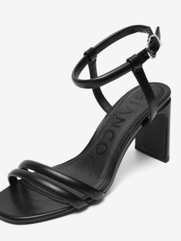 Bianco Strap Sandals 'CHERRY' in Black
