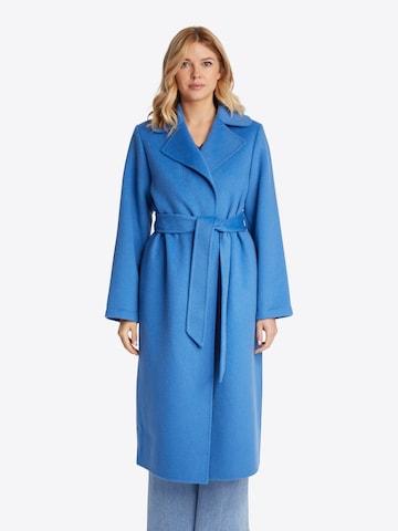 Rich & Royal Between-Seasons Coat in Blue: front