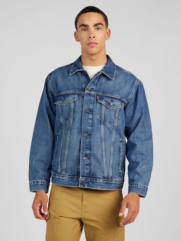LEVI'S ® Демисезонная куртка 'Relaxed Fit Trucker' в Синий: спереди