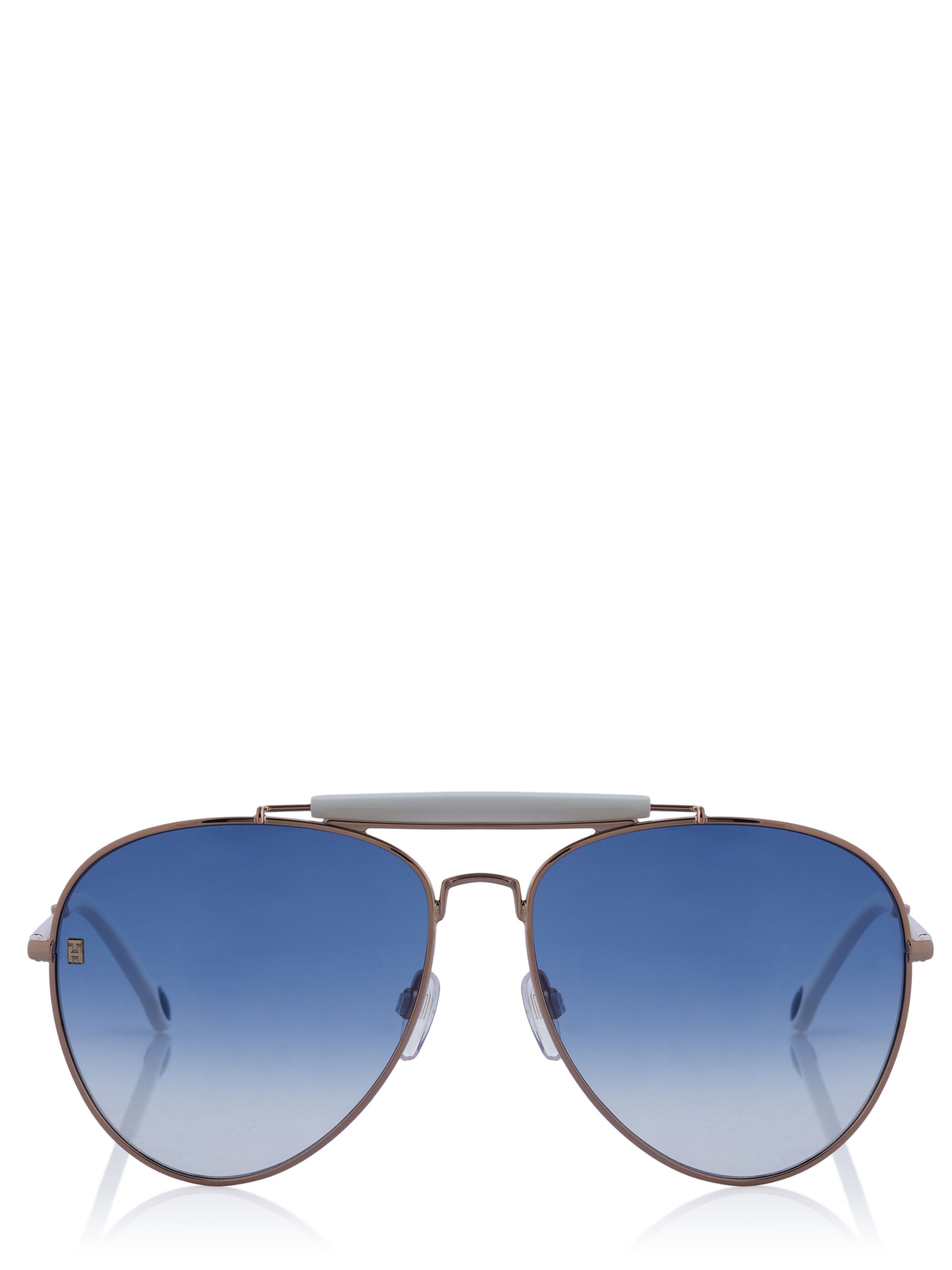 TOMMY HILFIGER Sonnenbrille in One Size in blau / gold, Produktansicht