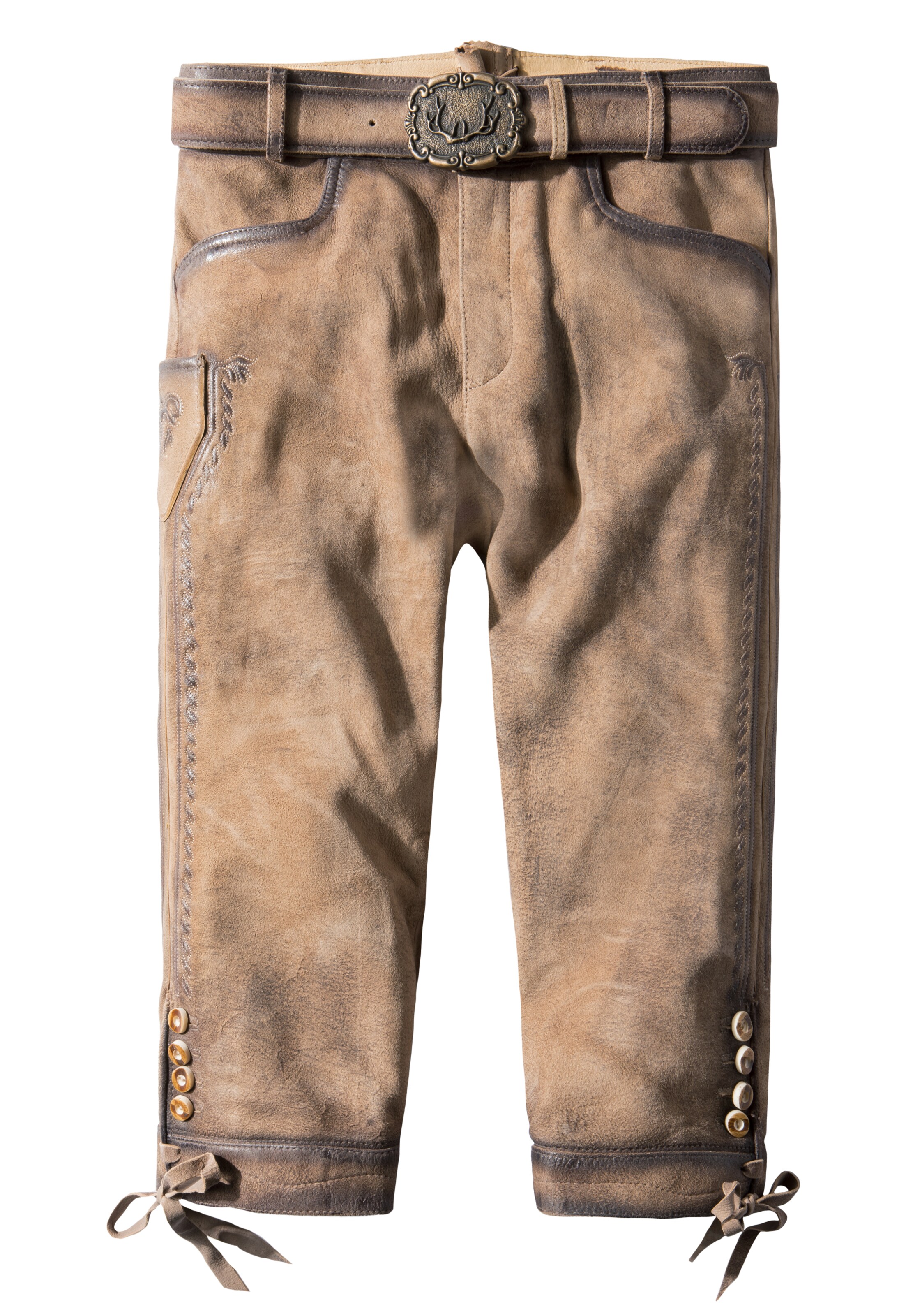 STOCKERPOINT Regular Trachtenhose 'Siggi2' in Braun: Vorderseite