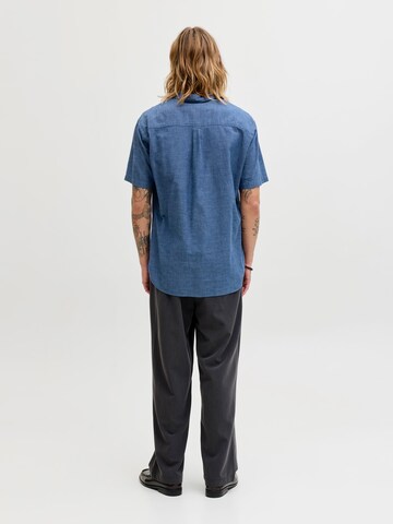 JACK & JONES - Ajuste regular Camisa 'JJESUMMER' en azul
