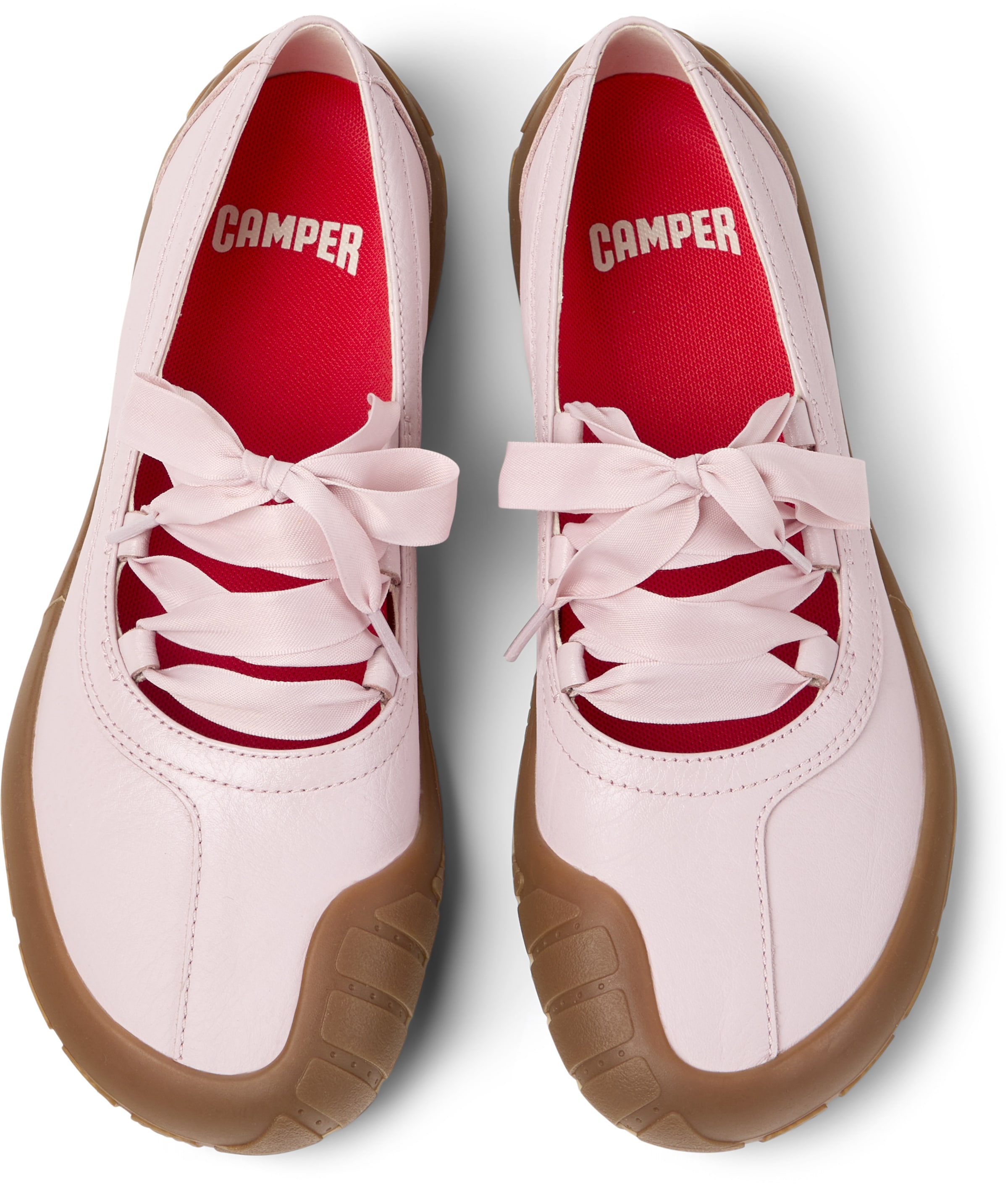 Ballerines à lanières 'Peu Path+' CAMPER en rose