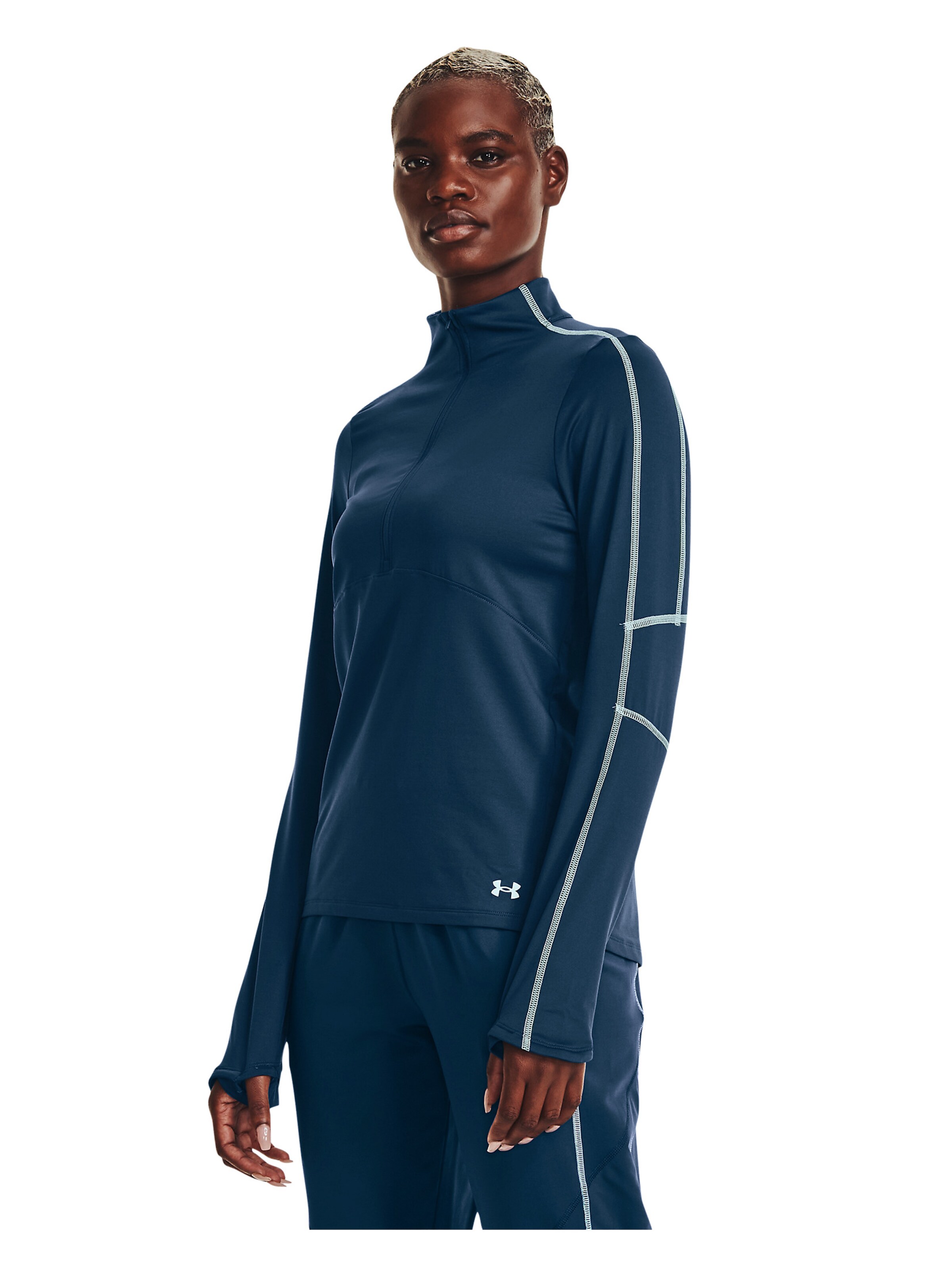 UNDER ARMOUR - Camisa funcionais em azul: frente