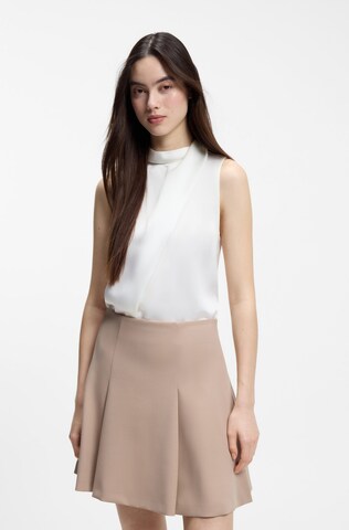 HUGO Top in White: front