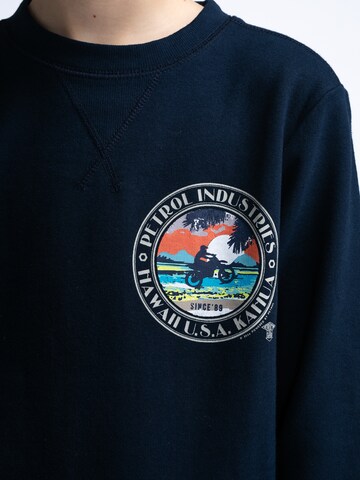 Petrol Industries Sweatshirt 'Scoot' in Blauw