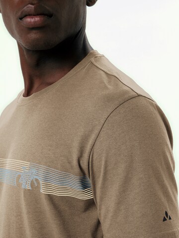 VAUDE Funktionsshirt 'Cyclist' in Beige