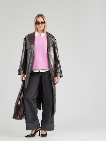 VILA Sweatshirt 'VISIFFI' in Purple