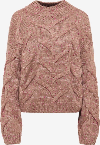 Pull-over IZIA en rose : devant