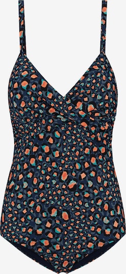 Costum de baie întreg Shiwi pe albastru / albastru închis / portocaliu / negru, Vizualizare produs