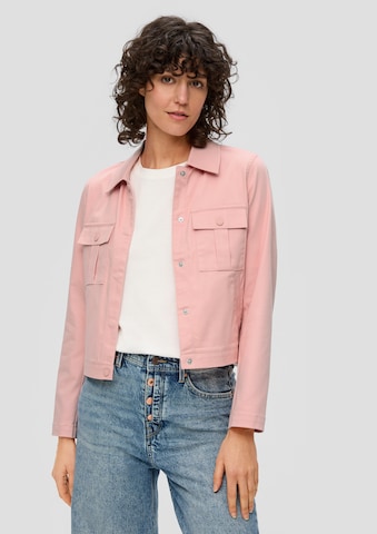 s.Oliver Between-Season Jacket in Pink: front