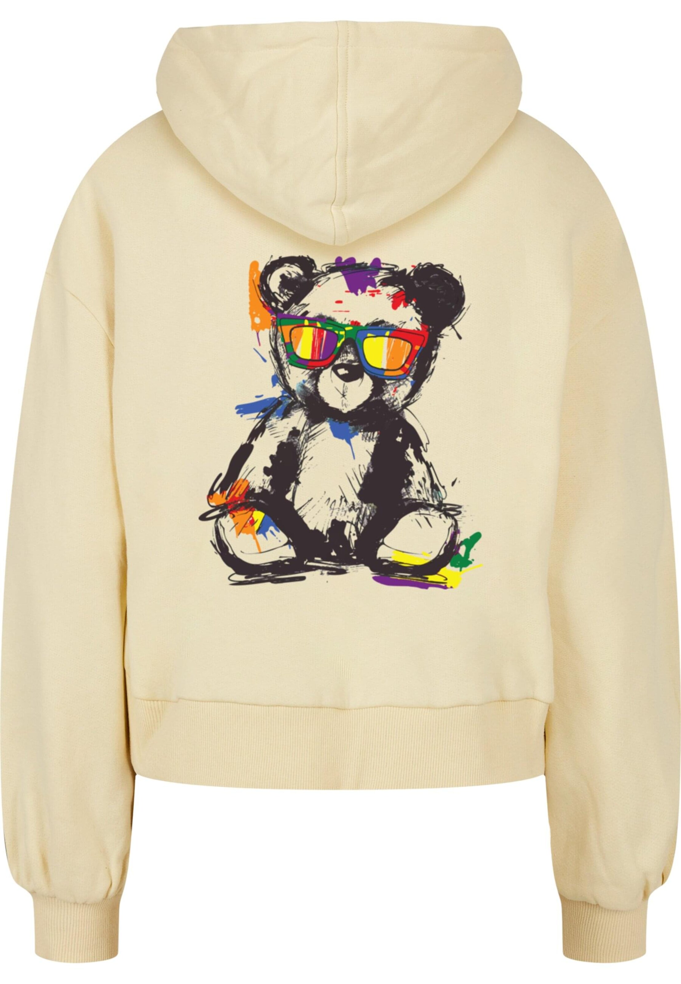 Felpa 'Love Teddy' di Merchcode in giallo