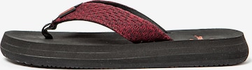 Brasileras - Zapatos para playa y agua 'Puff Marbled' en rojo: frente