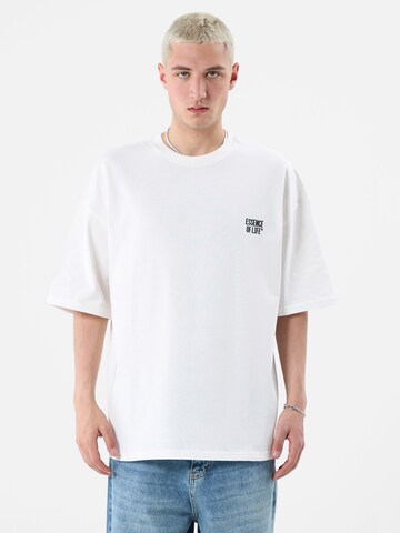 T-Shirt 'Dahlia' VAMOS CLO en blanc : devant