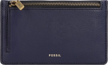 FOSSIL Etui 'Logan' in Blau: predná strana