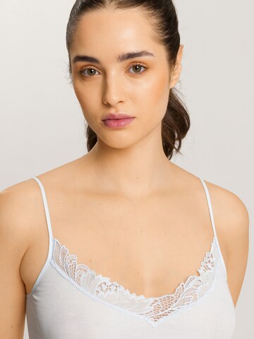 Haut ' Anne ' Hanro en bleu
