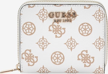 Porte-monnaies 'Laurel' GUESS en blanc : devant