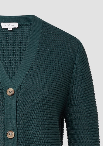 Cardigan s.Oliver en vert