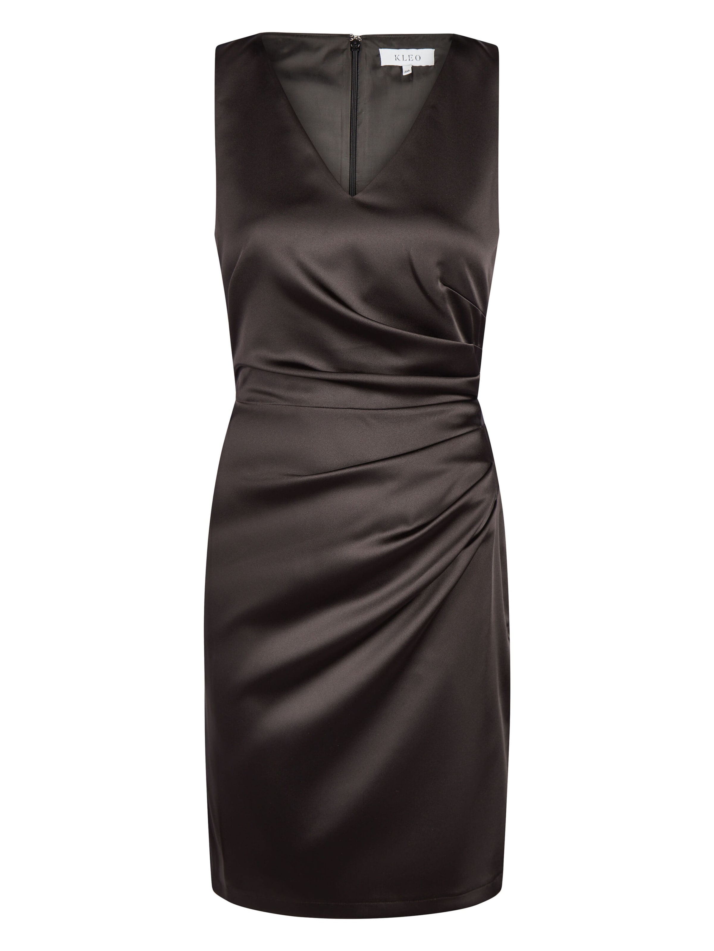 KLEO Kokerjurk in Zwart: voorkant