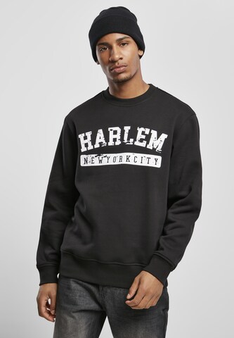 SOUTHPOLESweater majica 'Harlem' - crna boja: prednji dio