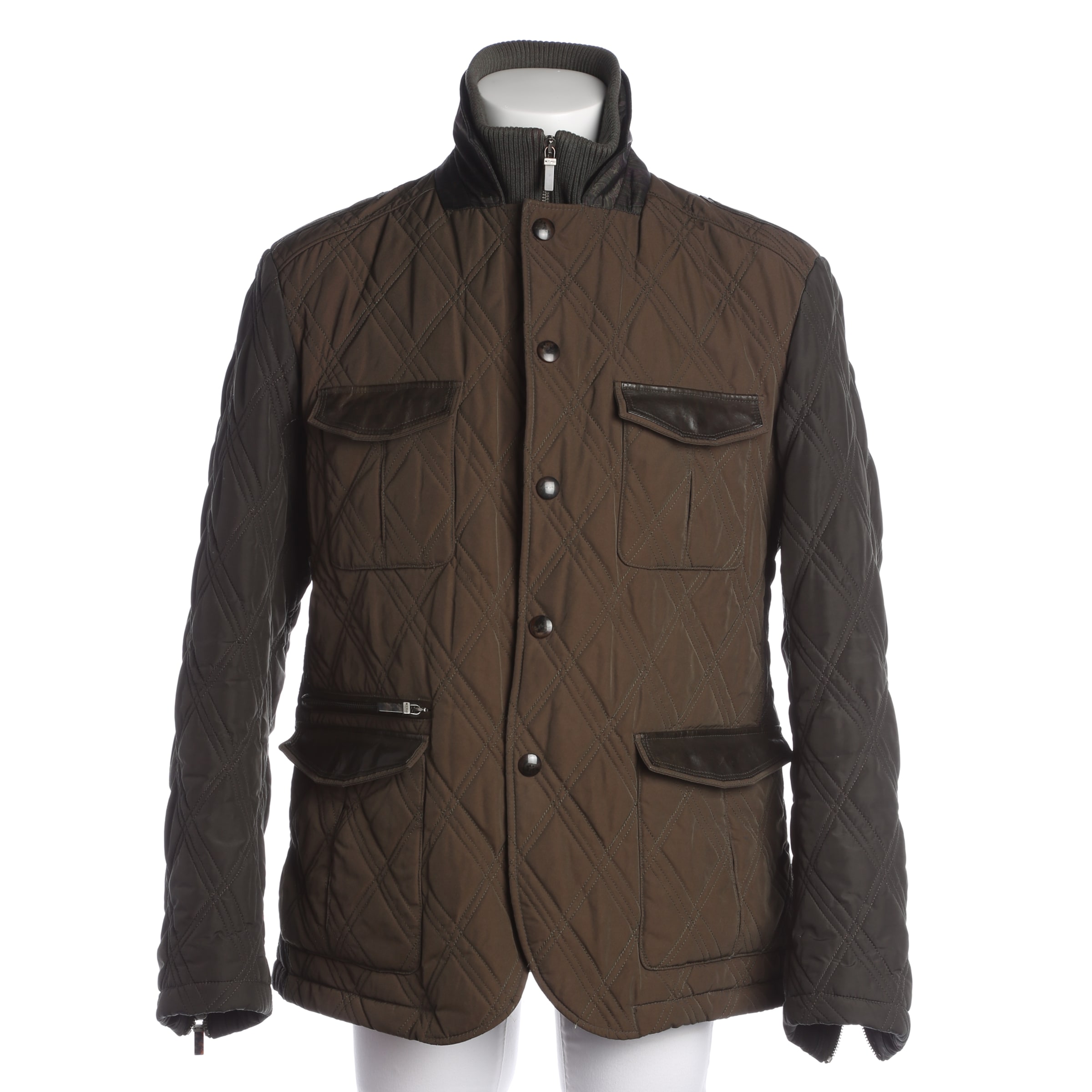 Etro Jacket & Coat in XL in Brown: front