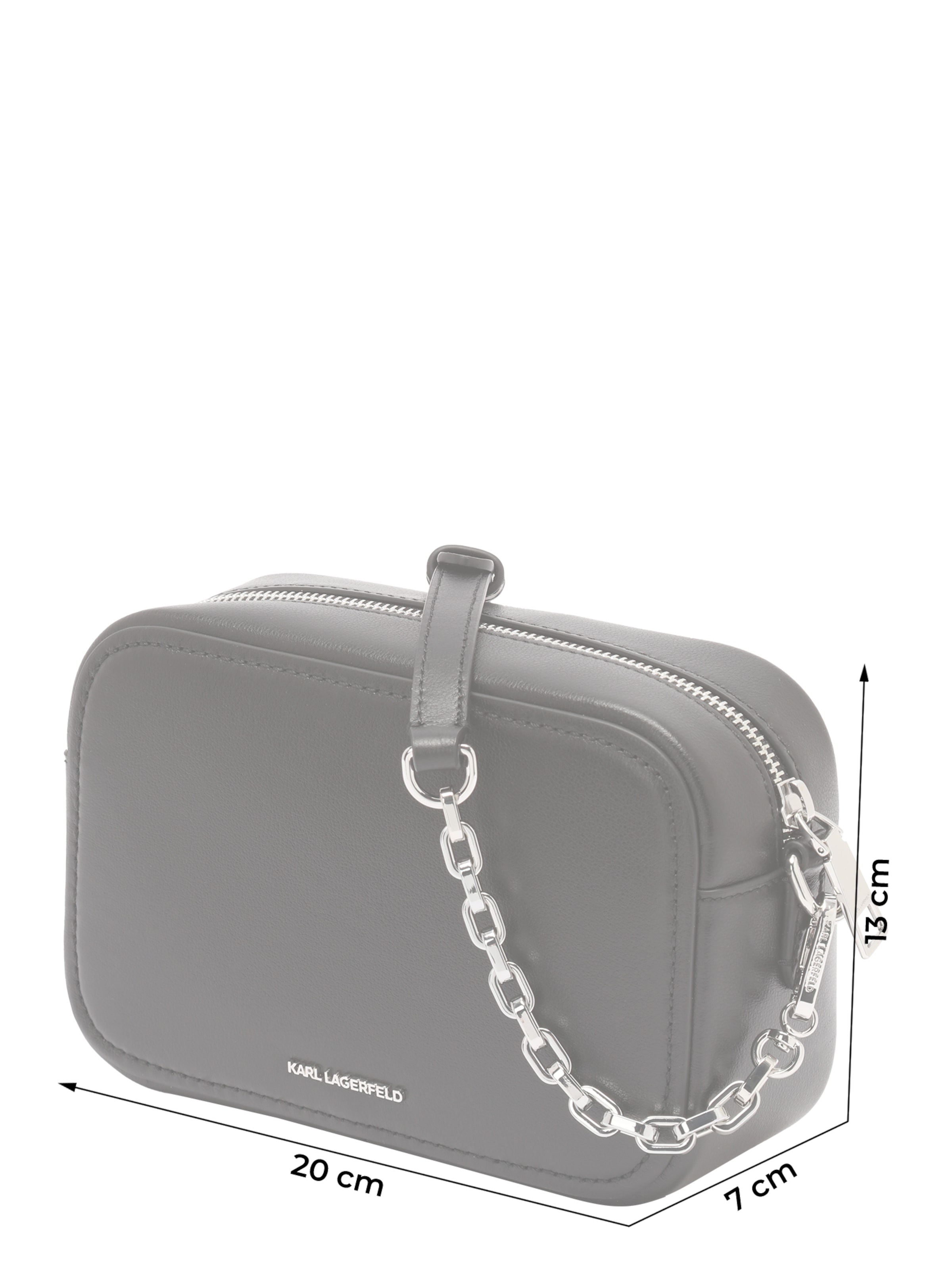 Karl Lagerfeld Taška přes rameno 'Ikonik 2.0' – černá