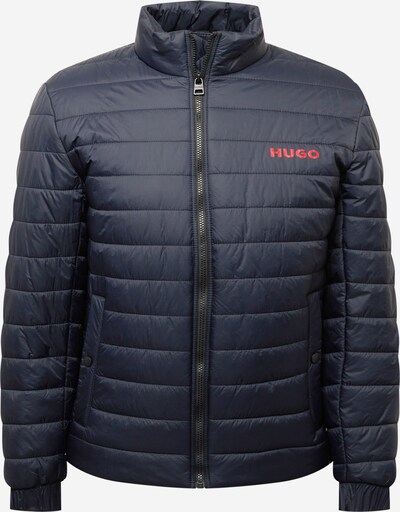 HUGO Veste d’hiver 'Benti' en bleu marine / rouge vif, Vue avec produit