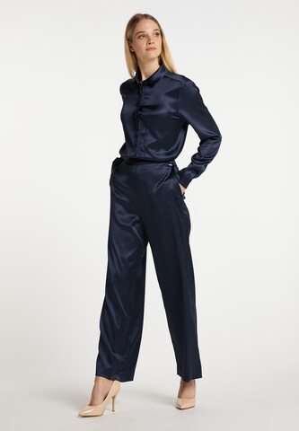 DreiMaster Klassik Wide leg Broek in Blauw