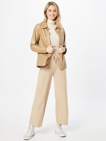 OPUS Loose fit Trousers 'Mipsi' in Beige