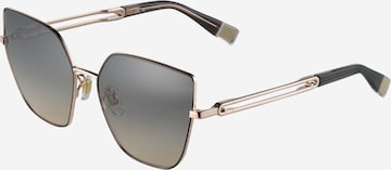 Lunettes de soleil 'SFU690' FURLA en noir : devant