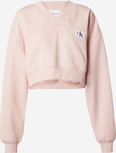 Calvin Klein Jeans Sweat-shirt en rose / noir / blanc, Vue avec produit