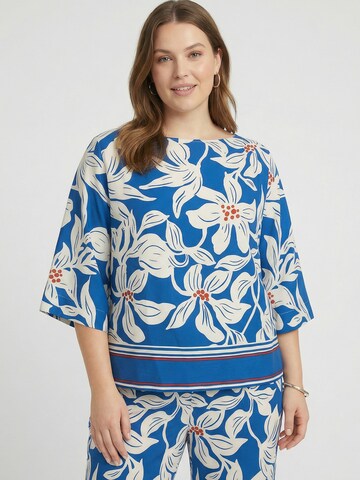 Guido Maria Kretschmer Curvy Блузка 'Rylie' в Синий: спереди