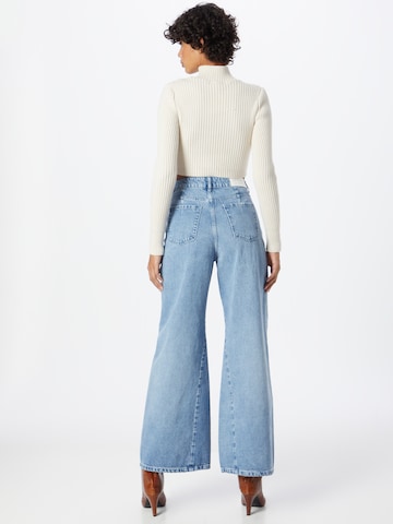 Afends Wide Leg Jeans in Blau