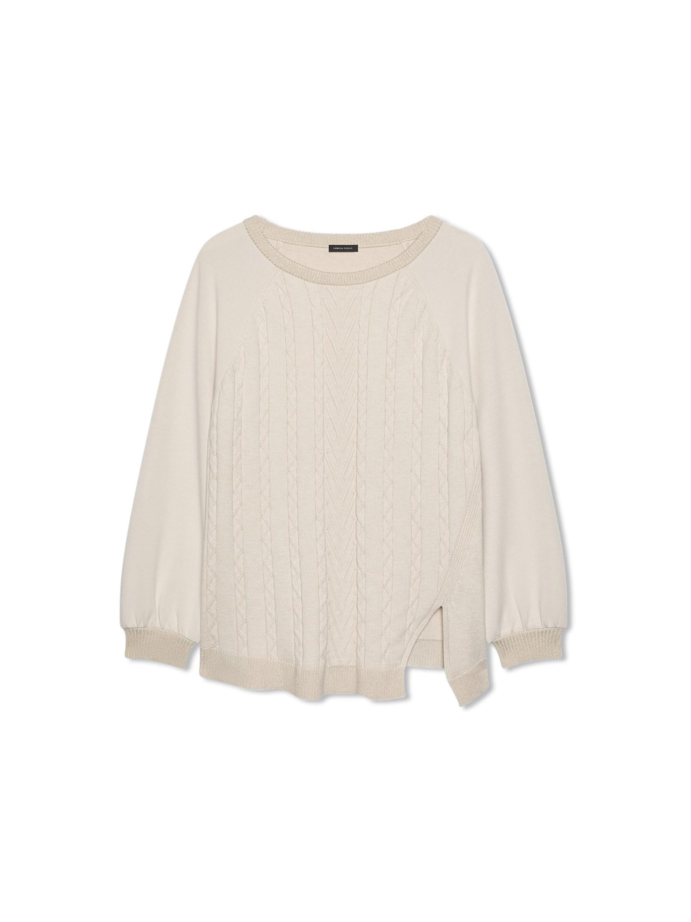 Fiorella Rubino Sweater in Beige: front