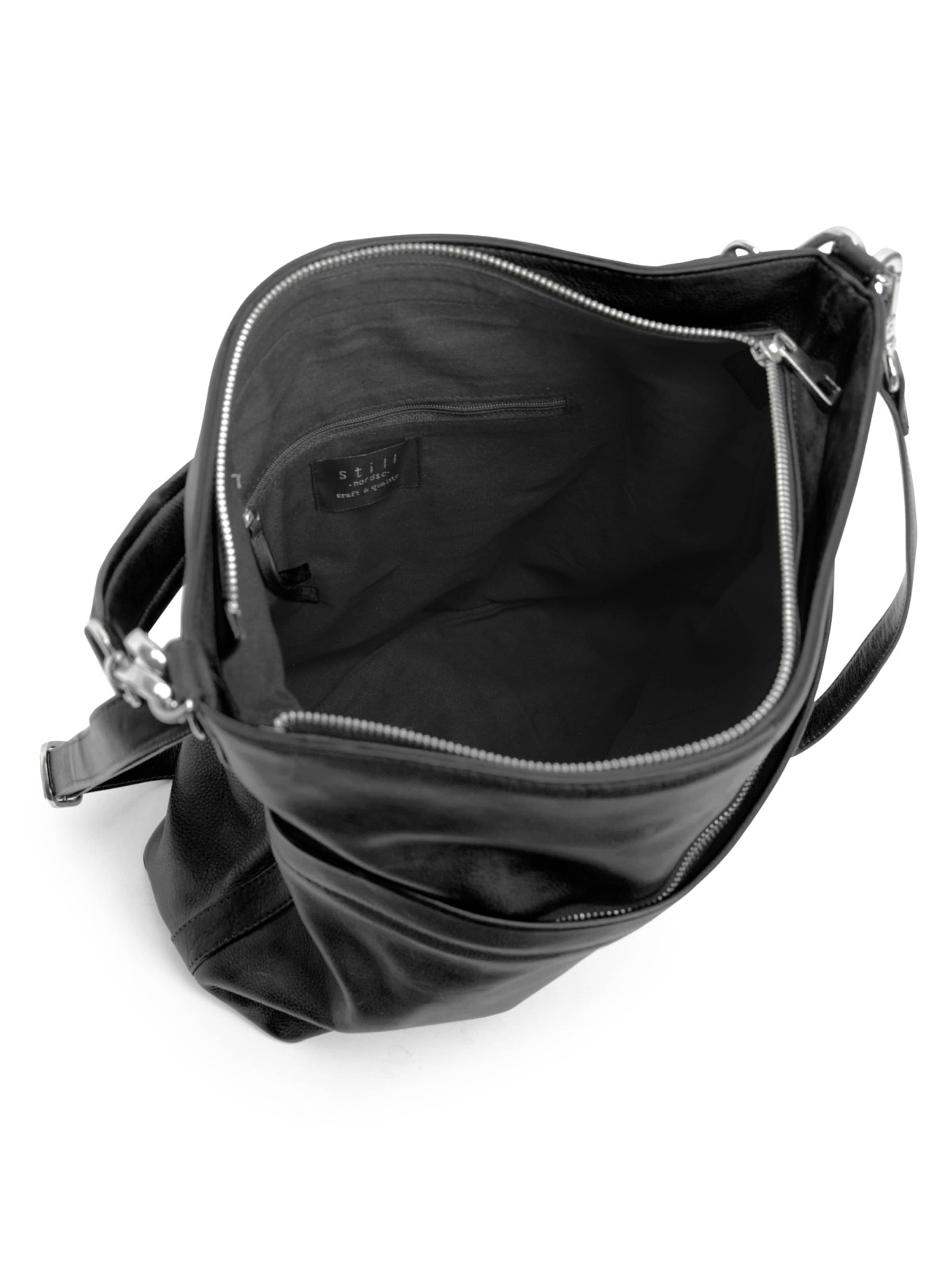 still Nordic Schoudertas 'Anouk Hobo' in Zwart