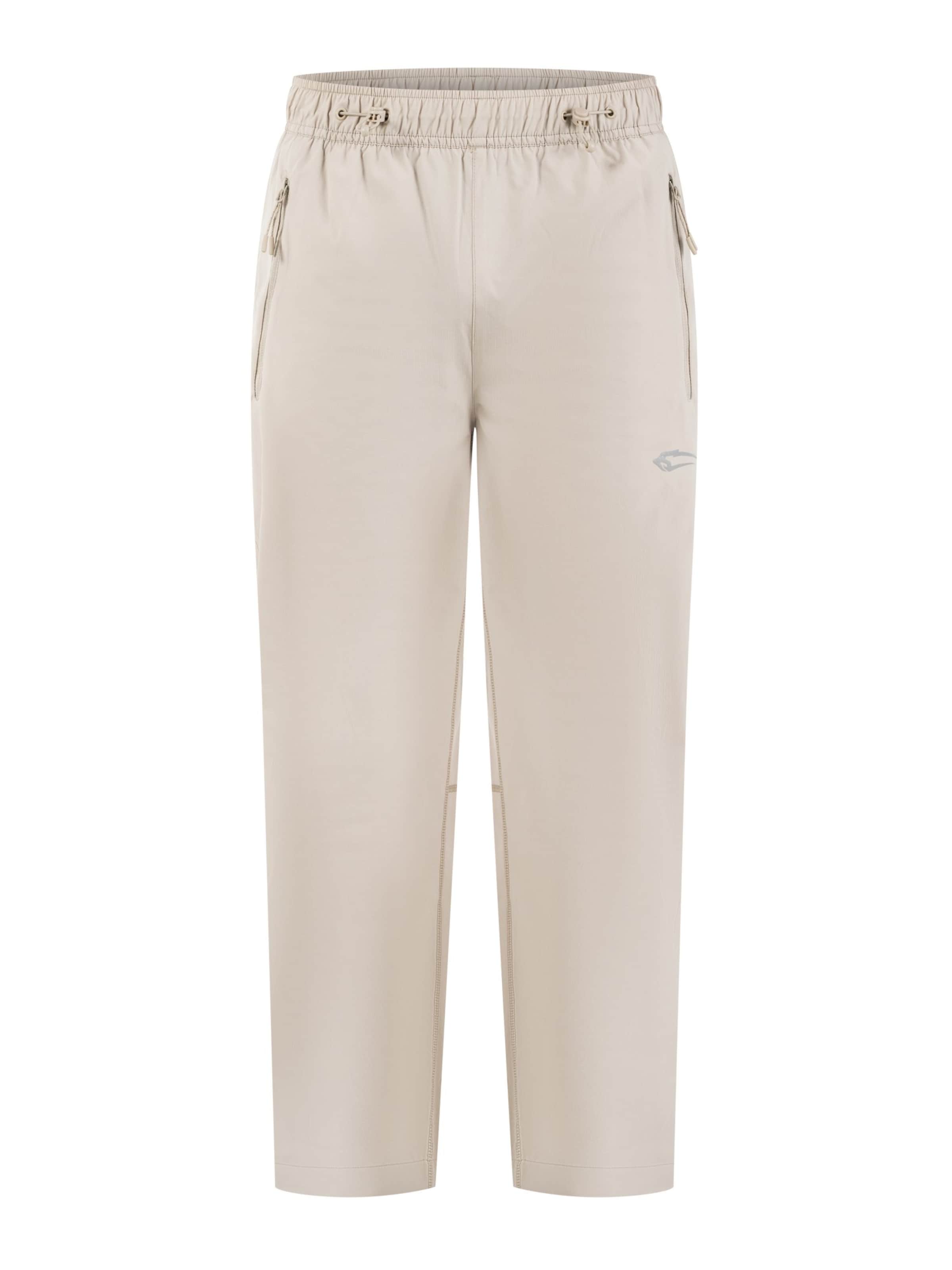 Pantalon de sport ' Tybrin ' Smilodox en beige : devant