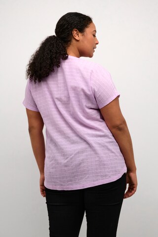 KAFFE CURVE - Blusa 'Felia' em roxo