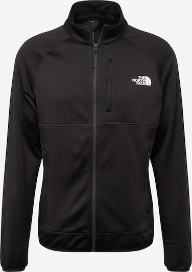 THE NORTH FACE Athletic fleece jacket 'CANYONLANDS' in Black / White, Item view