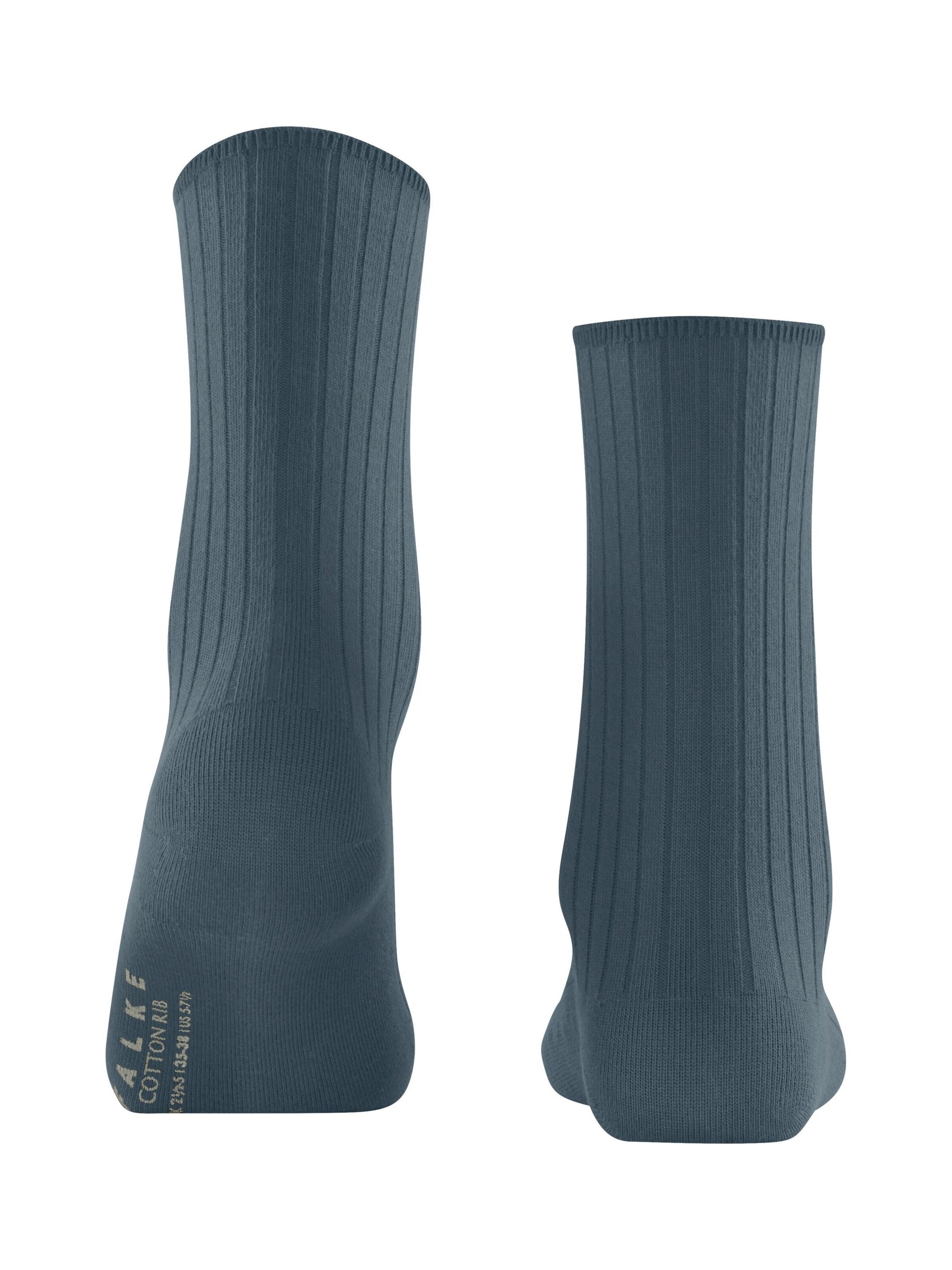 FALKE Socken 'Cotton Rib'‌‌ in Blau