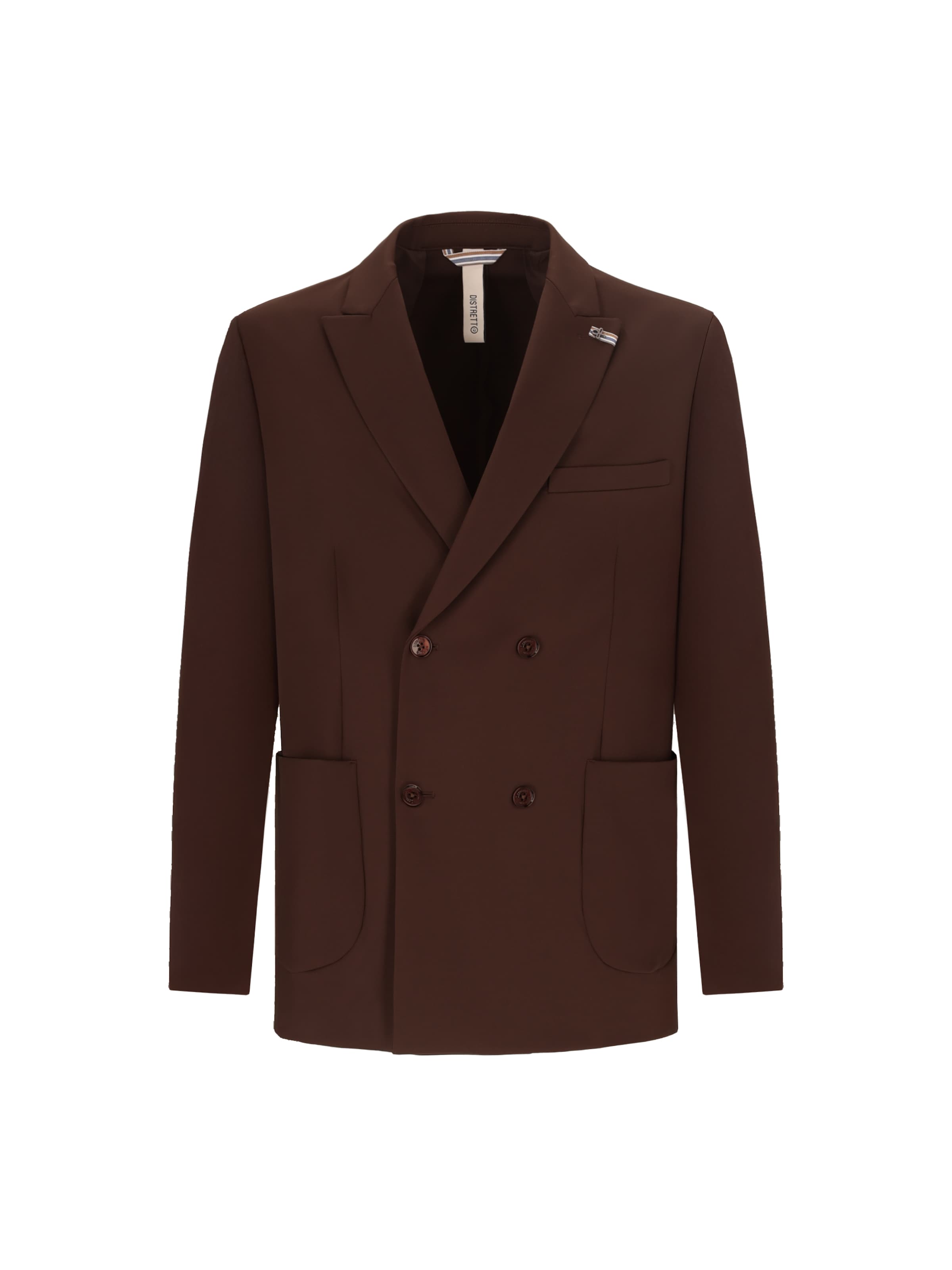 Regular fit Giacca da completo 'H.P.' di Distretto12 in marrone: frontale