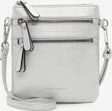 Emily & Noah Crossbody Bag ' Emma ' in Silver: front