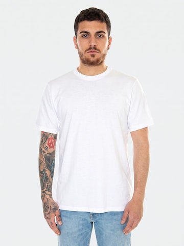 T-Shirt 'STANDARD CREW NECK T-SHIRT 2 PACK WHITE + WHITE' Carhartt WIP en blanc : devant