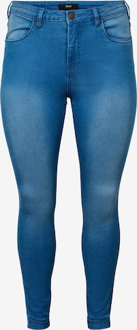 Zizzi Skinny Jeans 'Amy' in Blau: predná strana